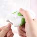 Wakects Electric Nail Clipper Innovative 2-in-1 Design Safe Touch Built-in Light Removable Head White and Green - Buy Online on GoSupps.com