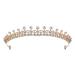 AW BRIDAL Tiaras and Crowns for Women Princess Tiara for Girls - Wedding Tiara Headband Hair Accessories for Bride  Gold