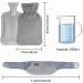 Rubber Hot Water Bottle with Plush Cover and Belt | Pain Relief for Neck, Shoulder, Back, and Waist - Buy Online on GoSupps.com