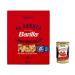 Italian Gourmet E.R. Barilla Fusilli al Bronzo Pack of 5 Bronze Extruded Pasta 400g Raw Processing Method + Italian Gourmet Polpa 400g