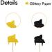 Piano Cupcake Toppers Piano Birthday Cupcake Toppers Music Themed Dessert Picks Musician/The Pianist Birthday Party Decoration - Black & Gold Glitter - Buy Online on GoSupps.com