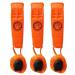 Triller pipe according to the emergency signal pipe with lanyard and clip - waterproof for swimming orange.Emergency pipe 85dB 2 tones.For hiking camping sport security marine rescue pipe.3 pack