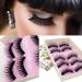 YOUNG 3D False Eyelashes - 5 Pairs of Natural Black Mink Hair for Stunning Makeup (AMX14) - International Shipping Available - Buy Online on GoSupps.com