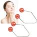 Dimple Maker for Cheek 2 Pair Portable Facial Dimple Trainer for Cheeks Develop Face Cheeks Easy to Wear Comfort Improve Smile Dimple Maker Balls Tool Women Girls (Red) - Buy Online on GoSupps.com