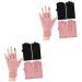 POPETPOP 4 Pairs Uv Gloves Uv Nail Gloves Gel Nail Gloves Gel for Nails Gloves for Gel Manicure Nails Gel Nail Gel Uv Light Gloves for Gel Nails Cotton Anti-uv Accessories