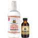 Sunny Isle Jamaican Black Castor Oil Knot Free Forever Leave-In Detangler & Conditioner 8oz and Extra Dark JBCO 2oz Bundle | Moisturizes & Stimulates Hair Growth | Softens & Eliminates Frizz