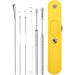 Ear Cleaning Tool Ear Pick Earwax Removal Kit Ear Cleansing Tool Set Ear Curette Ear Wax Remover Tool for Adult Kid Families Friends Frifer Yellow - Buy Online on GoSupps.com
