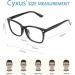 Cyxus Blue Light Filter Glasses | Anti-Blue Light Protection for Laptops Smartphones & Tablets - Stylish & Lightweight - Buy Online on GoSupps.com