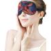 Dinosaur Thunder Sleep Mask - Funny Blindfold Eye Cover for Men & Women | Adjustable Light Blocking Strap - Buy Online on GoSupps.com