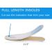 Breathable Super-Soft Insoles for Men & Women - 2 Pairs, Sweat Stopping Foam Inserts - One Size Fits All Shoes (Men 7-13/Women 5-10) - Buy Online on GoSupps.com
