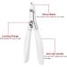Professional Toe Nail Clipper for Ingrown and Thick Toenails - Stainless Steel Podiatrist Nipper with Sharp Blades, Easy Grip Handle, and Lock - Seniors' Pedicure Tool - Buy Online on GoSupps.com