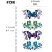 Butterfly Temporary Tattoos for women sexy 6 Pcs by Yesallwas Waterproof long lasting Fake Tattoos Stickers for Arms Shoulders sexy body tattoos 6cmx10.5cm/2.36x4.13 inches (LxW) (A) - Buy Online on GoSupps.com