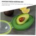 Cabilock 4pcs Avocado Crisper Vegetables Avocado Container to Keep Fresh Avocado Saver Container Box Food - Buy Online on GoSupps.com