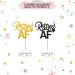 Retired AF Cupcake Toppers for Retirement Party Happy Retirement Cupcake Toppers Black & Gold Glitter Cake Decorations for Farewell/Going Away Party Supplies - 24pcs - Buy Online on GoSupps.com