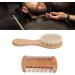 Walfront Wooden Baby Hair Brush and Comb Set - Soft Goat Bristle Brush for Newborn Hair Grooming - Buy Online on GoSupps.com