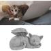 Qcwwy Pet Memorial Statue | Angel Cat Grave Marker | Resin Sleeping Pet Angel Sculpture | Tribute Ornament for Pet Memorials - Buy Online on GoSupps.com