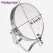 WMugthome Portable 2-Sided Round Makeup Mirror with 1X and 3X Magnification - Silver 6in - Buy Online on GoSupps.com