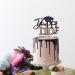 Tenhaisi Black & Rose Gold Glitter You PHD.id It Cake Topper Congrats PHD Grad Sign Cake Decor 2024 Graduation Party Decoration High School/College Graduation Party Supplies - Buy Online on GoSupps.com