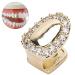 Gold-Plated Hip Hop Grillz - Bling Teeth Jewelry for Men & Women | Diamond Grill Body Jewelry Gift - Buy Online on GoSupps.com