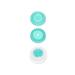 Lumineo 3 Series Pack (3 brush heads) replacement brush head replacement heads for the electrical facial cleaning brush facial cleaning for normal and combination skin (turquoise)