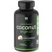 Sports Research Extra Virgin Organic Coconut Oil Capsules | Vegan Certified, Non-GMO Verified Coconut Capsules (120 Plant Gels)