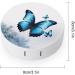 Buy Blue Butterfly Print Contact Lens Case - Travel-Friendly Care Box for Daily Use - Buy Online on GoSupps.com