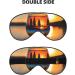 Sunset Wine Glass Print Eye Mask - Soft Sleeping Eye Cover for Travel & Naps | Perfect Gift for Men & Women - Buy Online on GoSupps.com