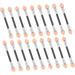 Healeved 50pcs Brush Eyeshadow Eye Makeup Make up for Face Eyeshadow Brush Kit 8x1cm Pink - Buy Online on GoSupps.com