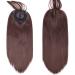 17" Inch Hair Topper Synthetic Clip In Hair Toppers Straight Hair Extensions For Thinning Hair Women - Medium Brown(Length:43CM Weight:120g) - Buy Online on GoSupps.com