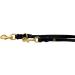 Dogeline Adjustable Fat Leather Dog Leash - 3.50m x 15mm Black - Perfect for Small & Large Dogs - Durable & Stylish - Buy Online on GoSupps.com