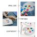 Acrylic Makeup Palette - Minkissy Cosmetic Palette with Spatula | Mixing Tray for Foundations & Watercolors - International Shipping Available - Buy Online on GoSupps.com
