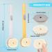 Long Handle Bath Massage Cleaning Brush with Soap Dispenser - Grey - Buy Online on GoSupps.com