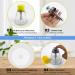 180ml 1 Touch Clear Glass Bottle Professional Clear Glass Pump Dispenser Bottle with Measuring Scales for Nail Polish Remover Alcohol or Other Liquids - Buy Online on GoSupps.com