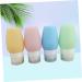 Didiseaon Set Small Travel Bottle Shampoo Tubes Refillable Bottle Container Silicone Makeup Bottle Travel Accessories Cosmetic Travel Containers Green Suit Disposable Silicone Tube 10.00X6.60X6.00CM As Shown - Buy Online on GoSupps.com