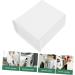 STOBAZA Organization Bucket Box Sheet Laundry Storage Box Plastic Drawers Plastic Storage Bucket Drum With Cover 14.6X14X8CM White - Buy Online on GoSupps.com