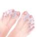 Desenda comfortable gel toe spreaders for correcting inflamed balls of the feet soft toe spreader for overlapping therapeutic relief of plantar fasciitis hammer toes-claws-