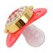 Newborn Pacifier Curved Design Ergonomic Soft Safe PP Pacifier for Baby Playing 6-18 Months