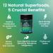 EdenBoost AlphaCleanse: Liver Health & Detox Blend with 12 Organic Superfoods - Milk Thistle, Dandelion Root, Burdock Root | Supports Detox & Digestive Health - Buy Online on GoSupps.com