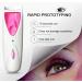 luxurious Electric Eyelash Curler Lasting and Portable Shaping Curling Eyelash Clip Purple - Buy Online on GoSupps.com
