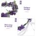 MUSISALY Floral Crown Flower Girl Tiara Flower Crowns for Flower Crown Green Bridal Hair Accessories Fairy Headband Hair Coils Fiesta Headbands Purple Garland Flowers Bohemia Bride - Buy Online on GoSupps.com