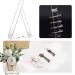 Acrylic Hair Clip Display Stand Set - L-Shaped Hairpin Holder for Girls | Transparent Holder for Hair Clip Organization - Buy Online on GoSupps.com