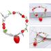 Oralgo's Unique Star & Strawberry Charm Bracelet - Trendy Women's Fashion Accessory Metal Alloy Chain Jewelry - Buy Online on GoSupps.com