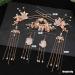Houchu Chinese Hair Sticks - Traditional Classical Handmade Hair Jewelry with Tassel, Flower, Crystal, and Pearl Accents - Buy Online on GoSupps.com