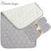 BlueSnail Bamboo Quilted Waterproof Changing Pad Liners - 3 Count (Gray) - Buy Online on GoSupps.com