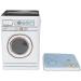 Ejoyous Washing Powder Box Metal Detergent Storage Box with Lid Detergent Container Detergent Box Washing Powder Jar Washing Machine Appearance Gift - Buy Online on GoSupps.com