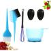 SOLUSTRE 5 pi ces Set de Outils de Coloration Cheveux Professionnel Bleu avec Bol Gradu Antid rapant Pinceau Poils Mixtes et Accessoires Durables pour Salon et Usage Domestique - Buy Online on GoSupps.com