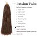 Passion Twist Hair Extensions - 6 Packs 18 Inch Faux Locs Crochet Braids | Yddm Synthetic Hair for Stunning Styles - Buy Online on GoSupps.com