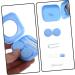 Buy Solustrie 9-Sentence Portable Contact Lens Container & Makeup Kit - Travel-Ready Tool & Stylish Stand Case - Buy Online on GoSupps.com