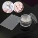 Bodhi2000 Nail Art Stamp Set Wiping-Resistant Silicone Nail Stamp for DIY Nail Decoration Transparent/Red Manicure Tool for Stunning Nail Designs - Buy Online on GoSupps.com