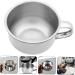 Premium Healvian Stainless Steel Shaving Bowl for Men | Ideal Shaving Accessories Gift | Durable Metal Razor & Shaving Cup - Buy Online on GoSupps.com